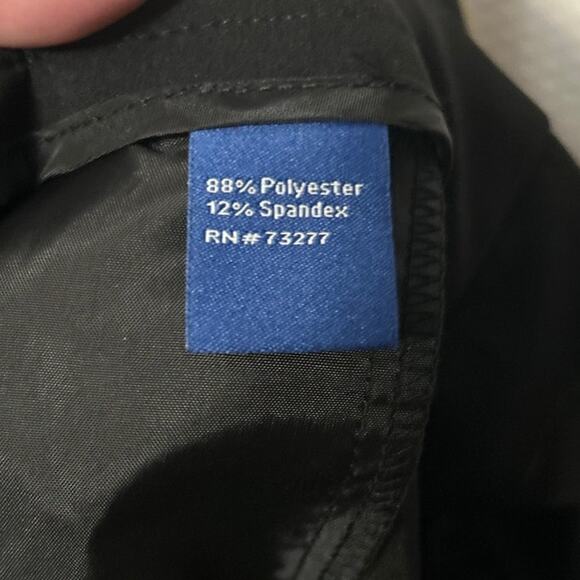 Apt 9 Women's Black Torie Mid Rise Belted Straight Leg Capri Size 16 NWT - Picture 7 of 11